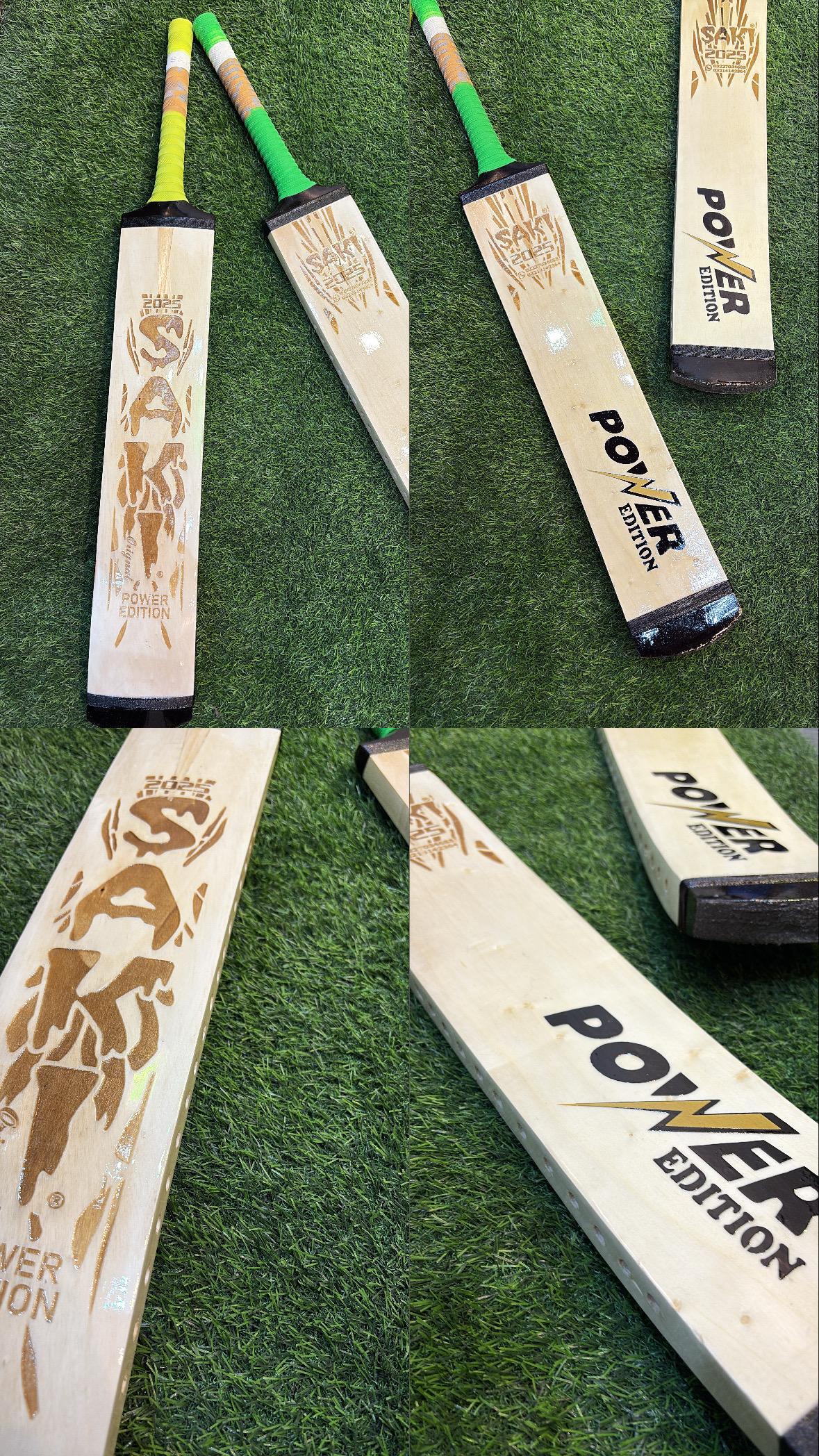 Saki Professional Cricket Bat Rawalakot Wood Power Edition Sports Bat