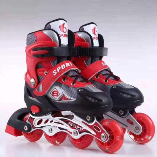 Adjustable 4-Wheel Inline Skates for Boys & Girls