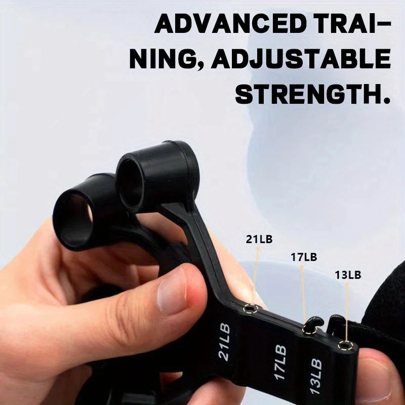 5-Finger Silicone Hand Grip Strengthener Wrist & Finger Exerciser Hand Therapy Trainer