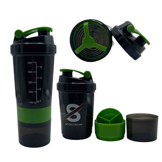 Sportsium Spider Shaker Bottles 3 in 1