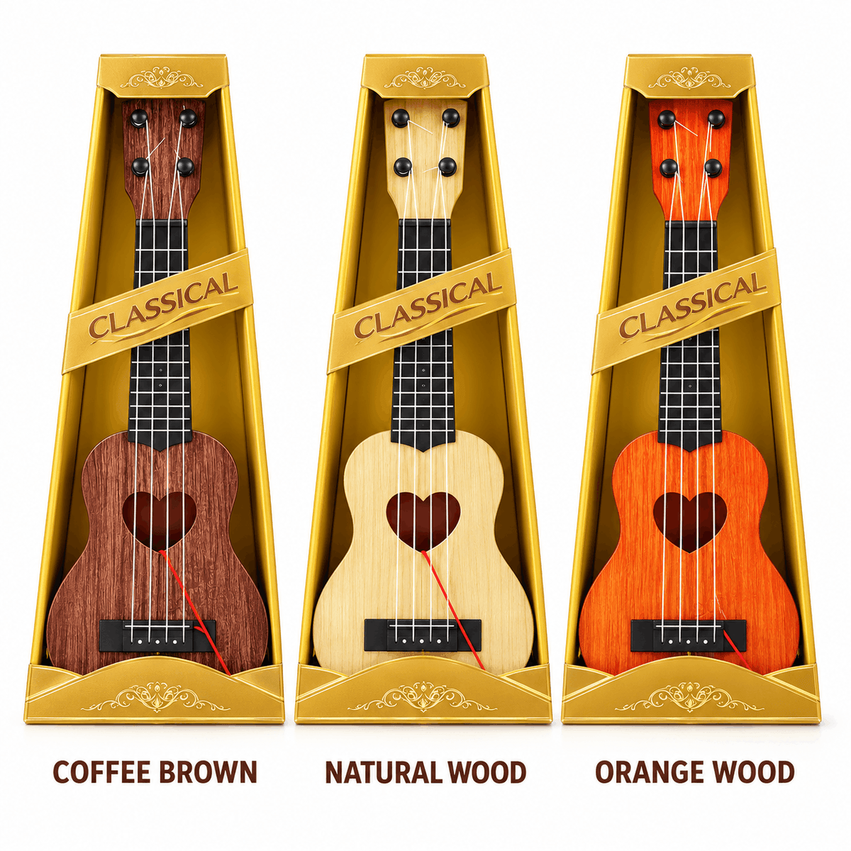 Kids 4-String Mini Ukulele Guitar Toy – Musical Learning Instrument for Children
