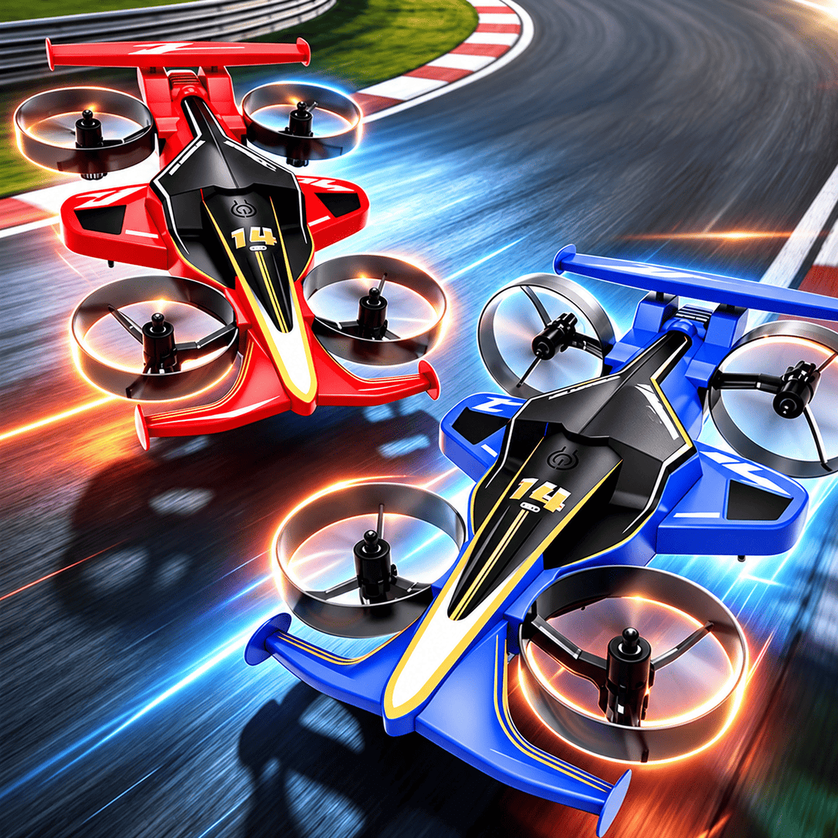 RC Flying Car Aircraft for Kids Remote Control Drift Flyer with 360° Stunts