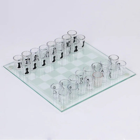 Glass chess Set Shot Glass game