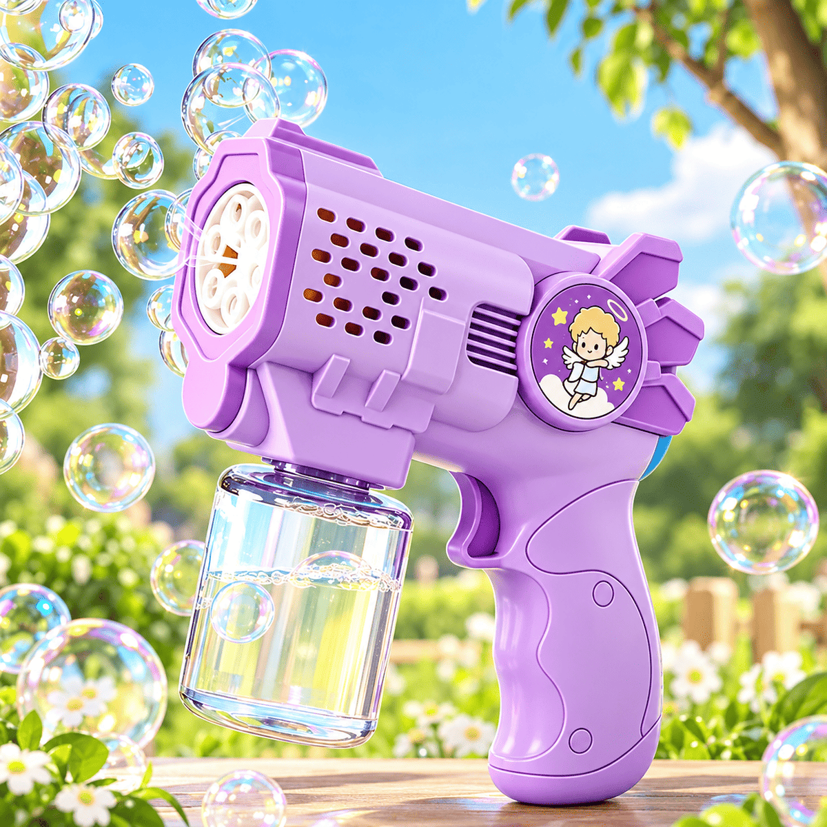Bubble Gun for Kids Outdoor Bubble Blaster Toy