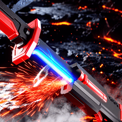Galaxy Spark Battle Sword Toy with RGB Lights, Sound, Mist & Spark Effects