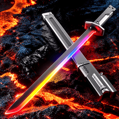 Galaxy Spark Battle Sword Toy with RGB Lights, Sound, Mist & Spark Effects