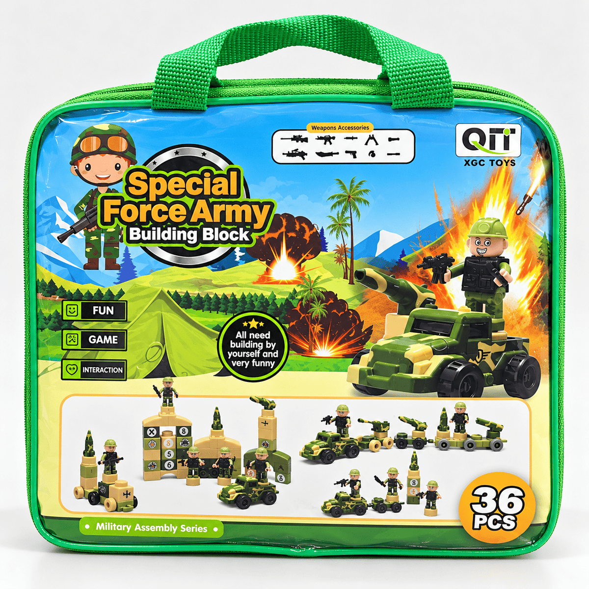 Special Force Army Building Blocks Set with Soldiers, Vehicles & Accessories for Kids