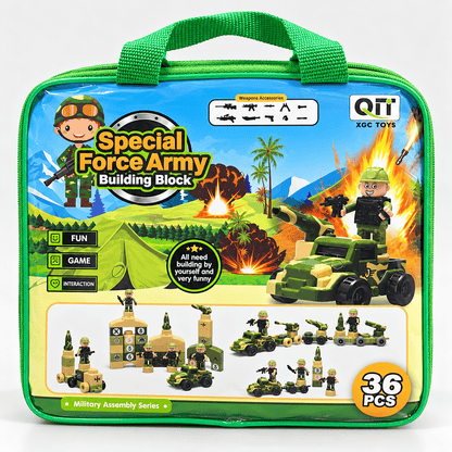 Special Force Army Building Blocks Set with Soldiers, Vehicles & Accessories for Kids