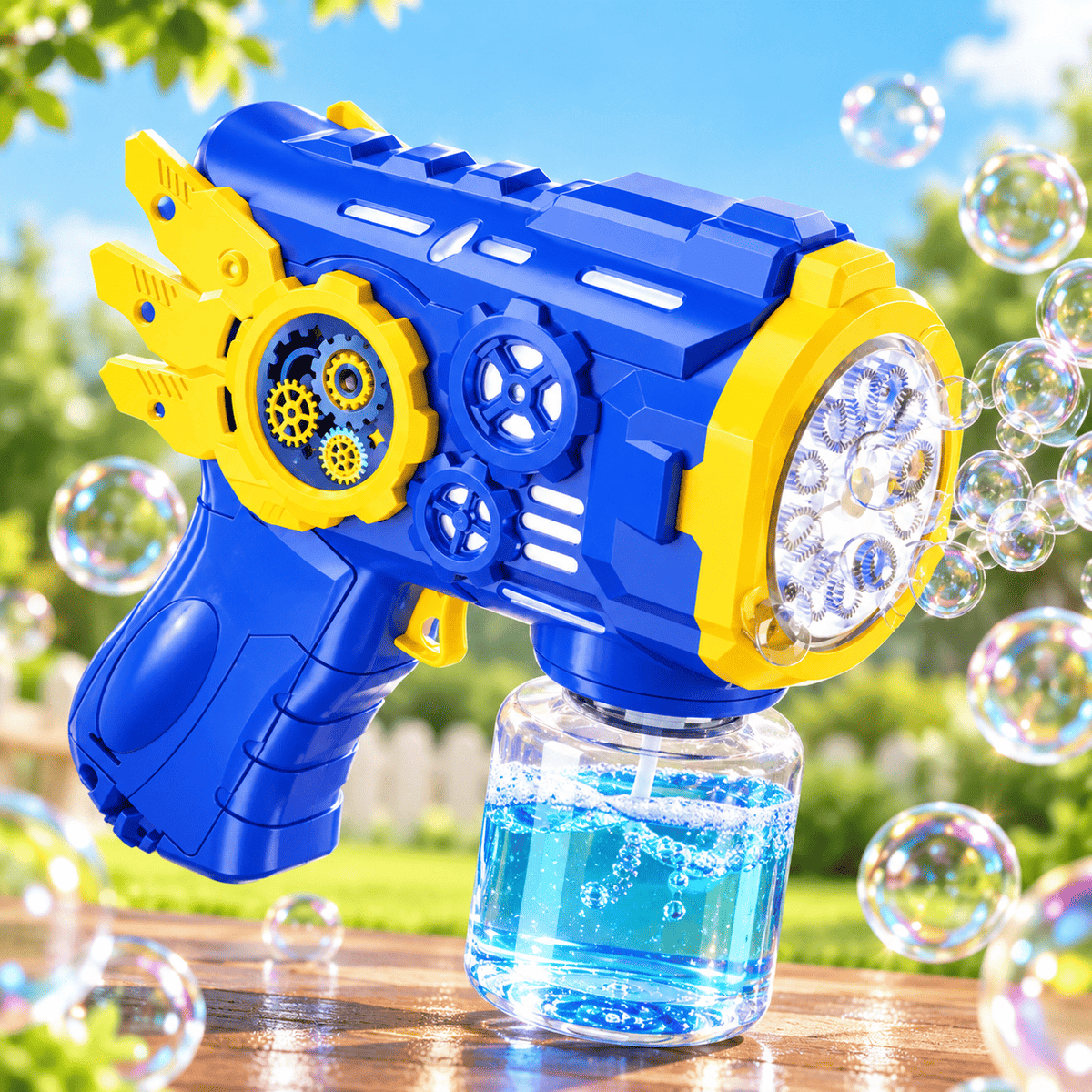 Bubble Gun for Kids Outdoor Bubble Blaster Toy