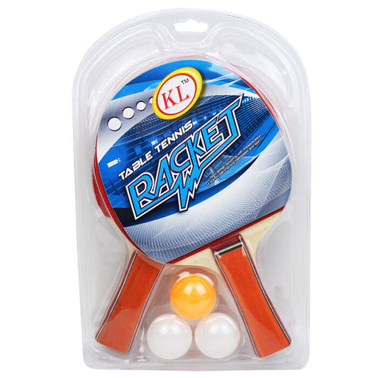 Table Tennis Racket Pair with 3 Balls