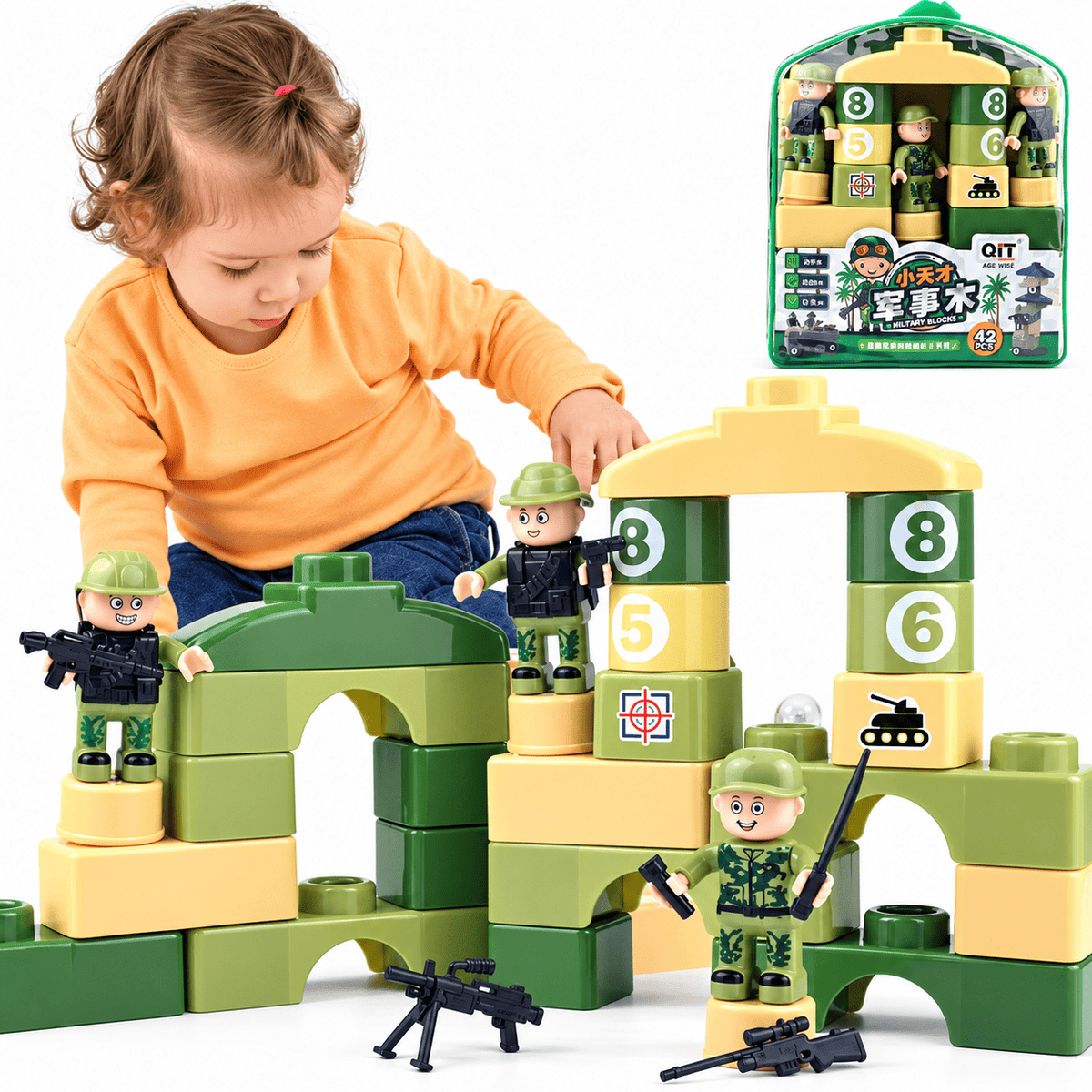 Special Force Army Building Blocks Set with Soldiers, Vehicles & Accessories for Kids