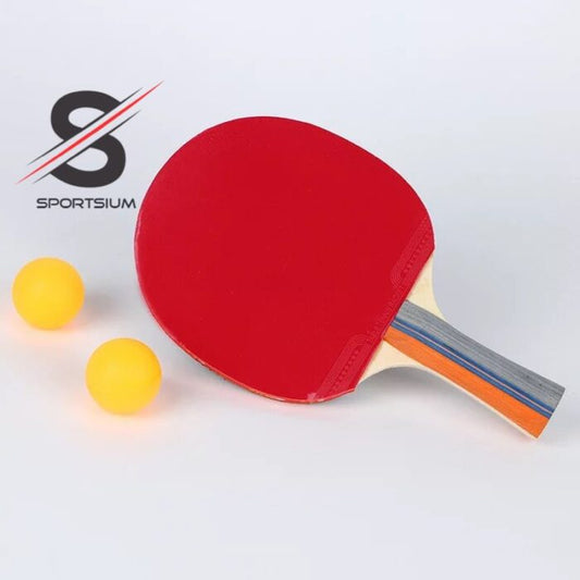 Ultra-Table Tennis Racket Pair with 3 Balls