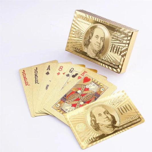 Gold Foil Playing Card 24k Poker Game