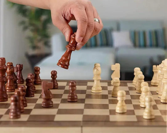 Newest Luxury Foldable Board Games Wooden Chess Set