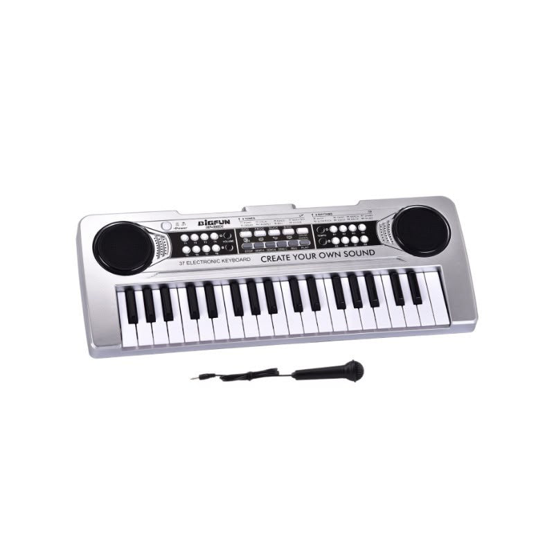 37 Keys Electronic Keyboard Piano for Kids with Microphone & USB