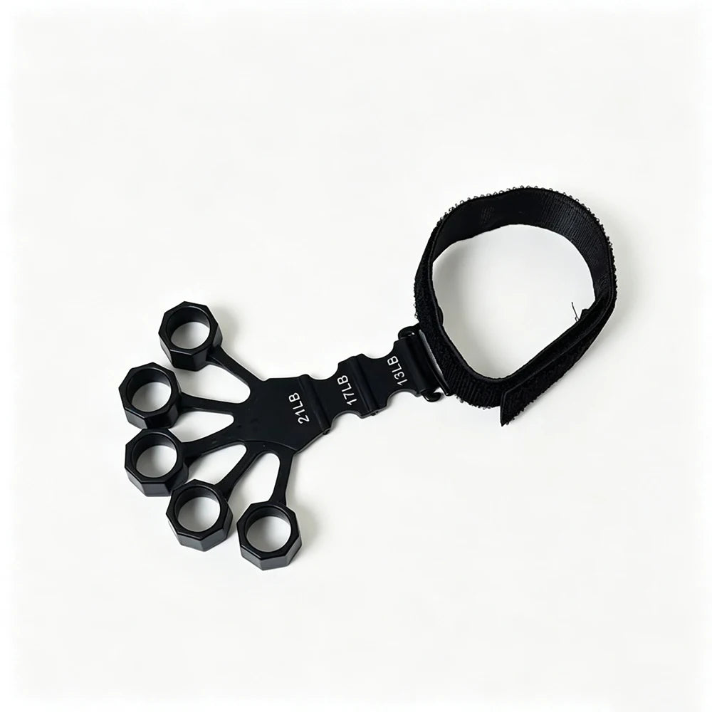 5-Finger Silicone Hand Grip Strengthener Wrist & Finger Exerciser Hand Therapy Trainer
