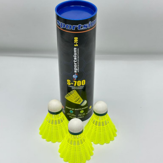 Sportsium S-700 Pro-Grade Nylon Shuttlecock for Badminton Excellence