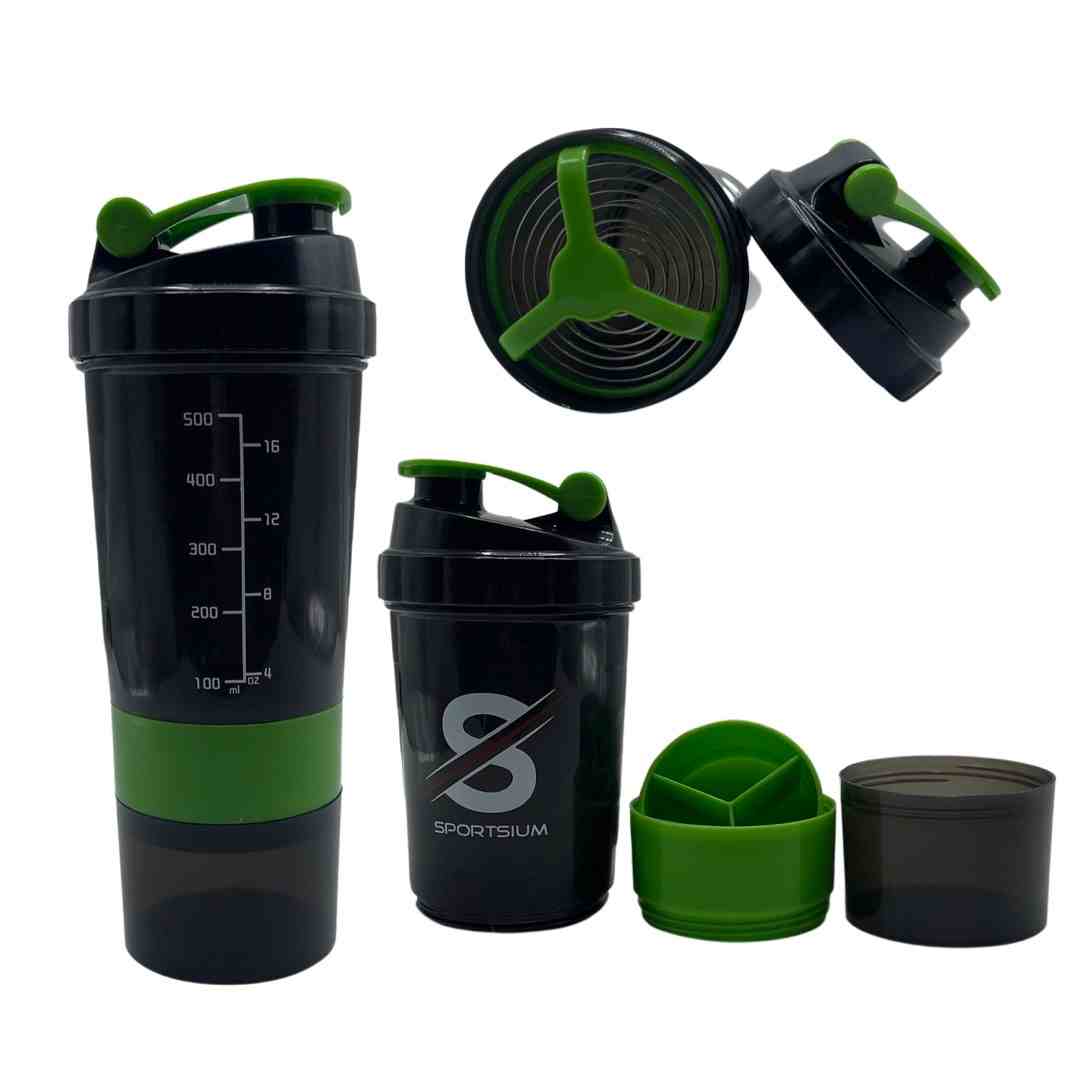 Tap & Top 100% Leakproof Sports Spider Shaker Bottle with Sleek