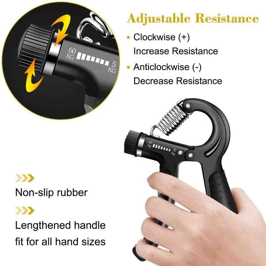 Fitness Equipment 5-60kg Adjustable Hand Grip Strengthener
